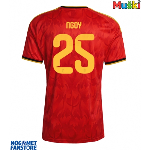 Belgija Nathan Ngoy #25 Domaci Dres SP 2026 Kratak Rukav